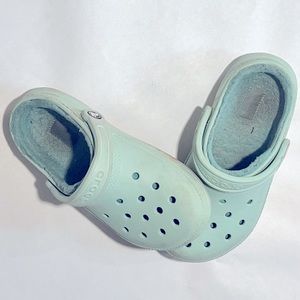 Blue crocs